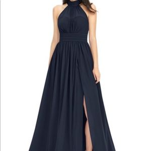 Navy Prom Formal Evening dress
